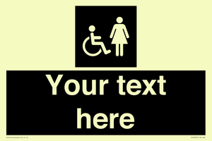 Custom information: black panel disabled and female